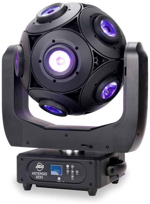 ADJ Asteroid 1200 12x15W RGBW LED Beam Effect Moving Head Fixture With 360 Degree Continuous Rotation
