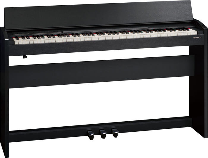 Roland F140R Digital Piano - Black 88-Key Compact Digital Piano