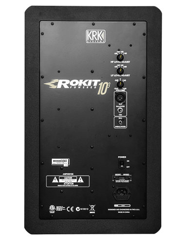 KRK RP103G3 ROKIT 10-3 G3 3-Way, 10" Active Mid-Field Studio Monitor In Black