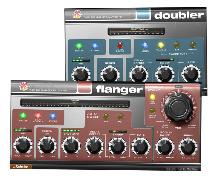 Softube FIX-FLANGER-DOUBLER Fix Flanger And Doubler Flanger And Doubler Plugin Software, Virtual Version