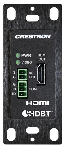 Crestron DM-RMC-4K-100-C-1G Wall Plate 4K DigitalMedia 8G+® Receiver & Room Controller 100