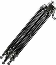 Manfrotto 475B Aluminium Pro Geared Tripod With Geared Column, Black