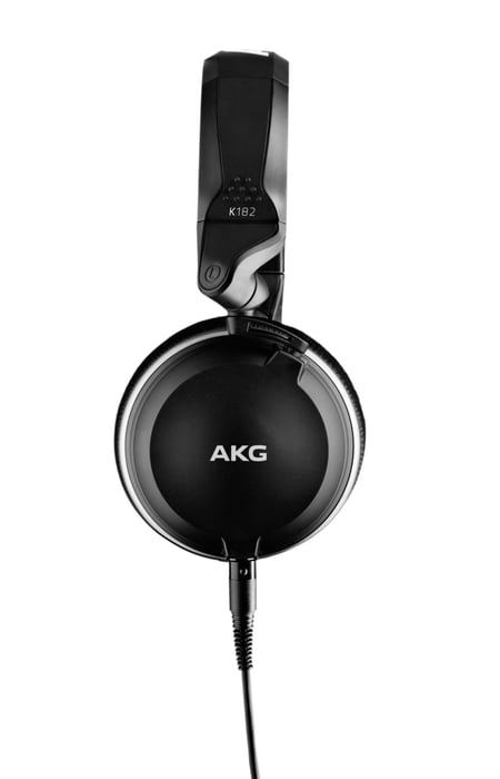 AKG K182 Professional Closed-Back Over-Ear Monitor Headphones