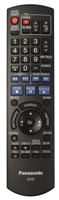 Panasonic N2QAYB000196 Remote For DMR-EZ28