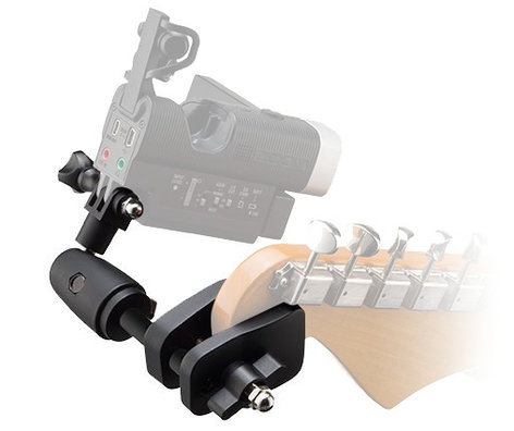 Zoom GHM-1 Guitar Headstock Mount For Q4 And Q8 Video Recorders