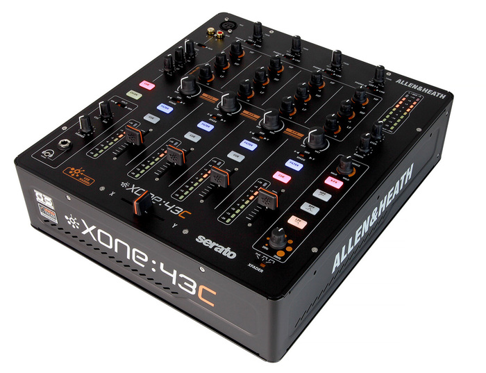 Xone XONE-43C 4+1 Channel DJ Mixer With Soundcard, Serato DJ Club Kit, USB