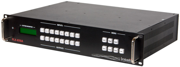 Intelix FLX-88 8x8 Input To Output Modular Video/Audio Matrix Switcher