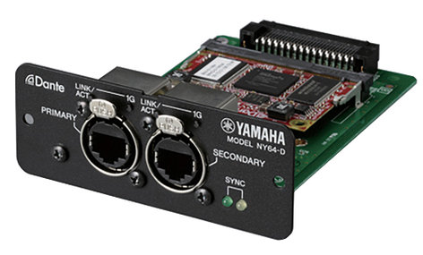 Yamaha NY64-D Dante Expansion Card For TF Series Mixers