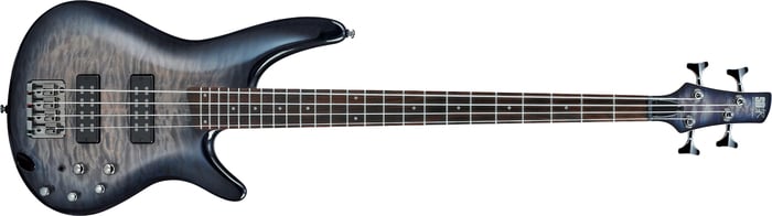 Ibanez SR400EQM 4-String Bass Guitar, 24-Fret, Jatoba Fretboard With White Dot Inlay