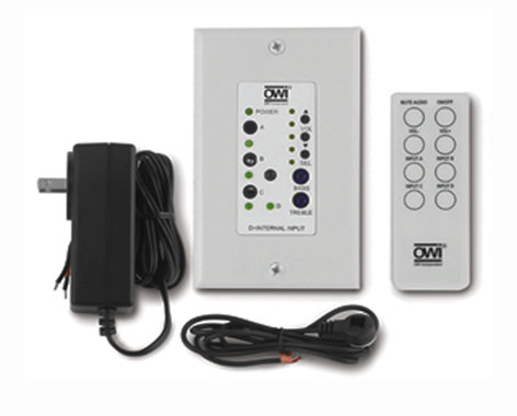 OWI AMP-IW4S In-Wall 4 Source Amplifier With Remote Control