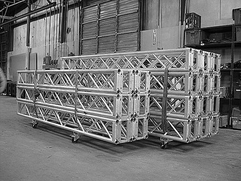 The Light Source MTD12/2-20.5/1 ML-IS Mega-Truss Dolly For Two 12"or One 20.5" Truss With Mega-Couplers On Inside