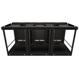 Middle Atlantic C5-FF27-3 3-Bay Furniture Frame At 27" Depth