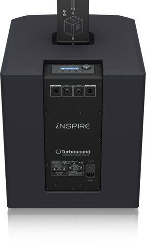 Turbosound IP2000 Active Column Speaker With 12" Subwoofer, 1000W, Black
