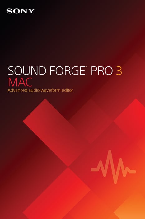 Magix SFM3099ESD Sound Forge Pro Mac 3 [DOWNLOAD] Advanced Audio Waveform Editor, Mac