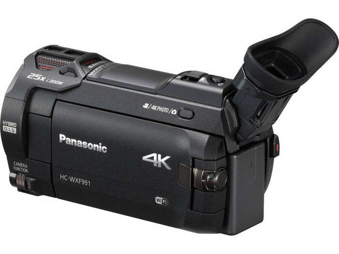 Panasonic HC-WXF991K 4KCamcorder With 20x Optical Zoom
