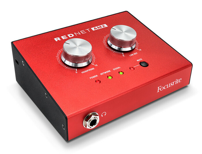 Focusrite Pro RedNet AM2 Stereo Headphone / Line Output Interface For Dante Audio Network