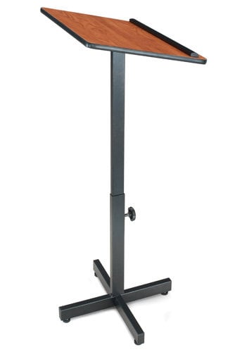 Oklahoma Sound 70-CH Portable Presentation Lectern, Wild Cherry