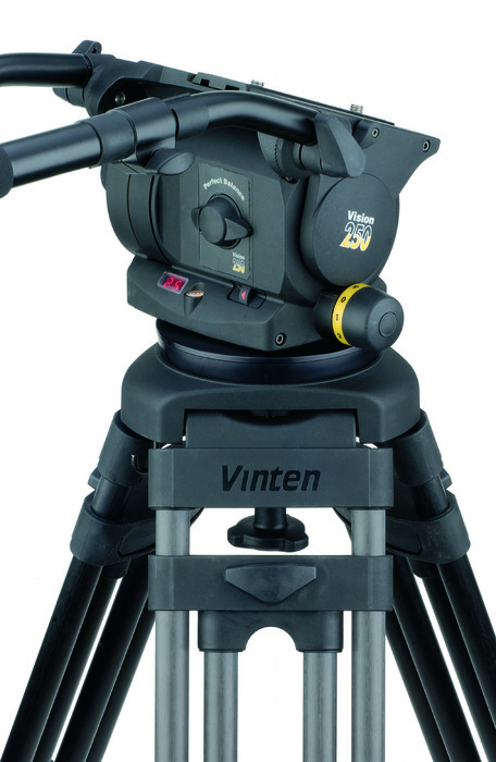 Vinten 3465-3S Vision 250 Pan And Tilt Head With Dual 100mm/150mm Ball Base