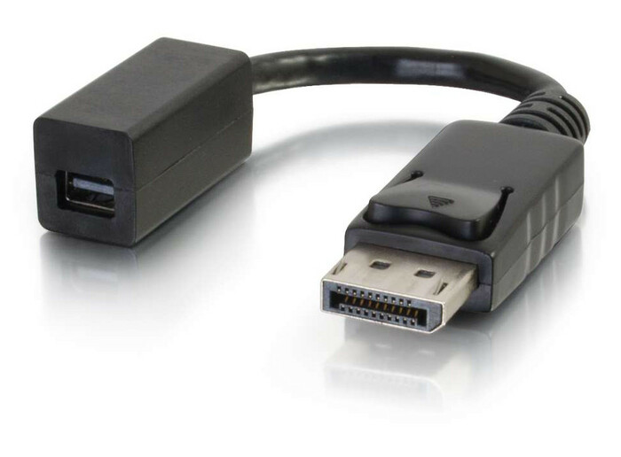 Cables To Go 18412 DisplayPort To Mini DisplayPort Adapter DisplayPort Male To Mini DisplayPort Female