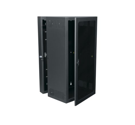 Middle Atlantic CWR-26-22PD 26SP Data Wall Cab With Plexi Front Door And 22" Depth