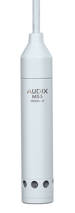 Audix M55WS High-Output Supercardioid Condenser Hanging Mic, White