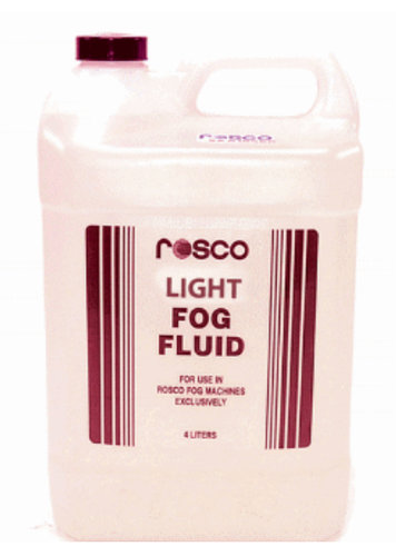 Rosco Light Fog Fluid 4L Container Of Water-based Light Fog Fluid