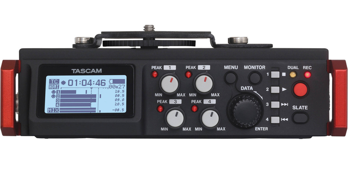 Tascam DR-701D 6-Track Linear PCM Recorder / Mixer For DSLR Camera Production