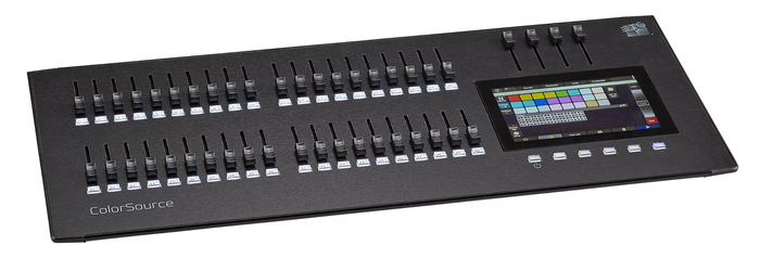 ETC ColorSource 40 DMX Lighting Console With 80 Channels And 40 Faders, Multi-Touch Display