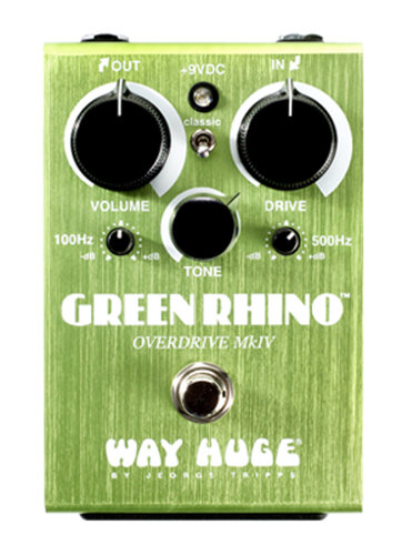 Way Huge WHE207 Green Rhino Overdrive Mark IV Guitar Effects Pedal