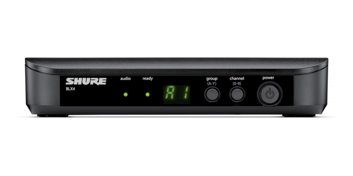 Shure BLX14/B98-H9 BLX Series Single-Channel Wireless Bodypack System With Clip-On Instrument Mic, H9 Band (512-542MHz)