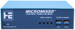 Henry Engineering MICROMIXER Four-Input Stereo Mixer