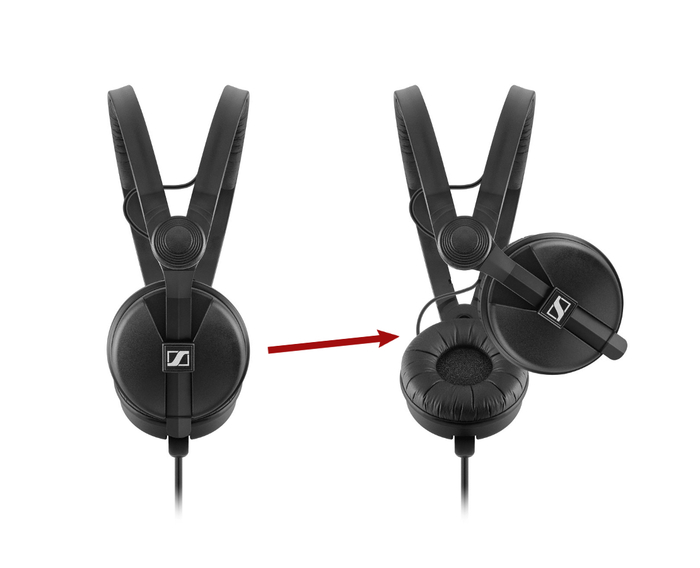 Sennheiser HD 25 Plus Closed-Back, On-Ear Professional Monitoring Headphones