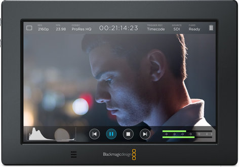 Blackmagic Design Video Assist 4K 7" 4K Monitor With Onboard Video Recorder