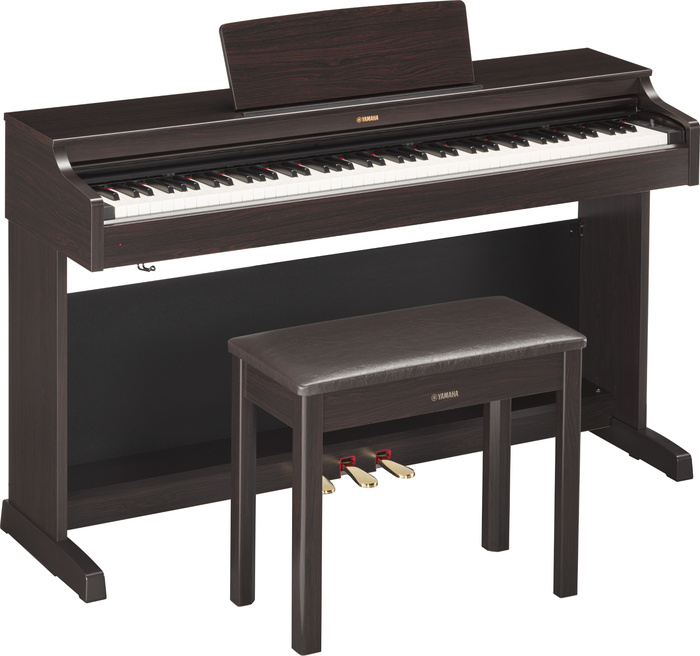 Yamaha Arius YDP-163B - Black Walnut 88-Key Digital Home Piano With GH3 Graded Hammer Action