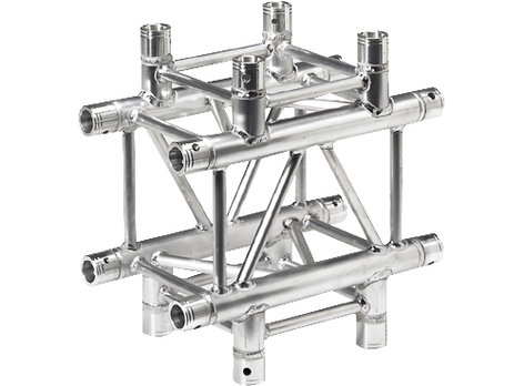 Global Truss SQ-4133 BLK 4-Way Cross Junction, F34, Black