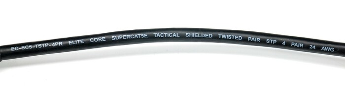 Elite Core SUPERCAT5E-S-EE-50 50' Ultra Durable Shielded Tactical CAT5e Cable