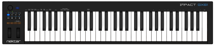 Nektar IMPACT-GX61 Impact GX61 61-Key USB MIDI Controller With DAW Integration