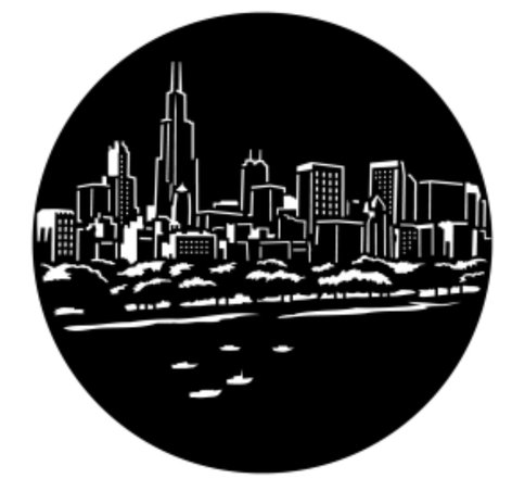 Apollo Design Technology ME-6056 Windy City Skyline Metal Gobo