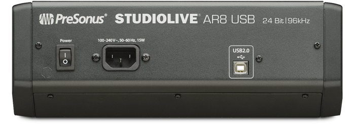 PreSonus StudioLive AR8 8-Channel Analog Hybrid Mixer With Effects, Recorder, USB Interface