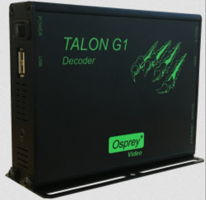 Osprey Video Talon G1 Decoder Hardware H.264 Decoder With HDMI Output