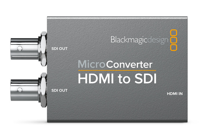 Blackmagic Design Micro Converter HDMI to SDI 1x HDMI Input To 2 X SDI Outputs Converter, No Power Supply