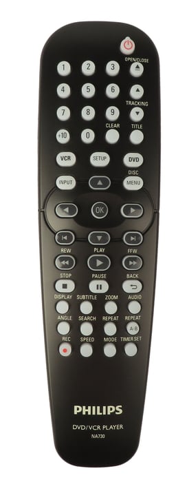 Philips Bulbs NA730UD Remote Control For DVP3345VB