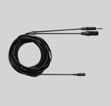 Shure BCASCA-NXLR3QI-25 25' Detachable Cable, Neutrik XLRM And 1/4" Male