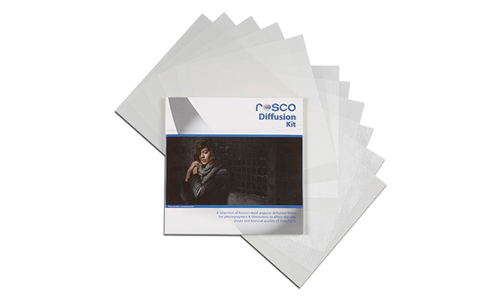 Rosco Cinegel, #3022 Quarter Toughspun, 20"x24" Sheet'