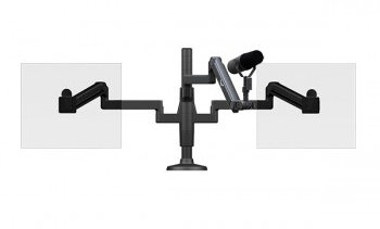 O.C. White Co. SMS-2-ULP ProBoom® Ultima™ Dual Monitor & Mic Boom SMS Package