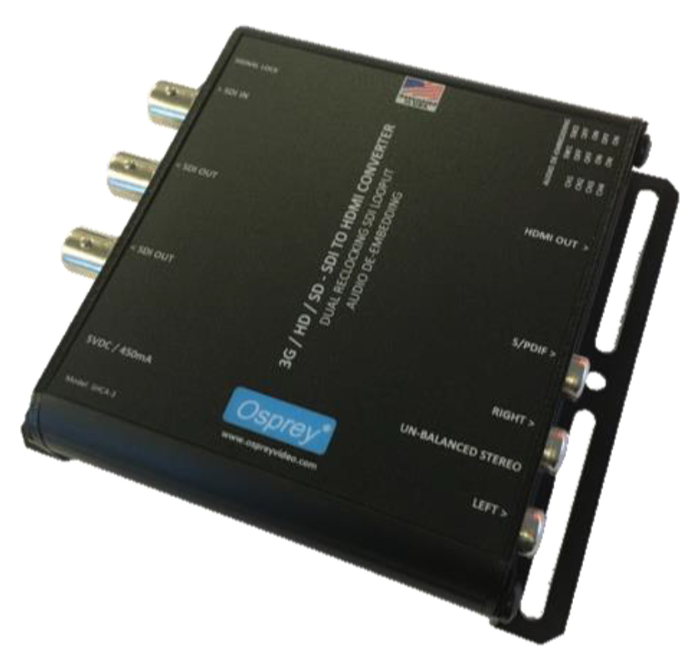 Osprey Video SHCA-3 3G SDI To HDMI Converter With Audio De-Embedding