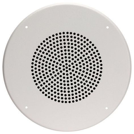 Quam BR8VP 8" Vandal-Resistant Speaker Grille, White Powder Finish