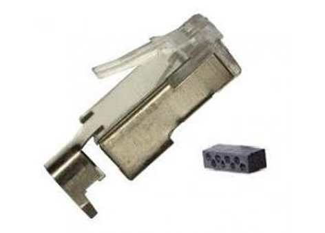 Liberty AV RJ45-STP-L6 Package Of (25) Cat6 Shielded 8P8C RJ45 Plugs With 360 Degree Shielding