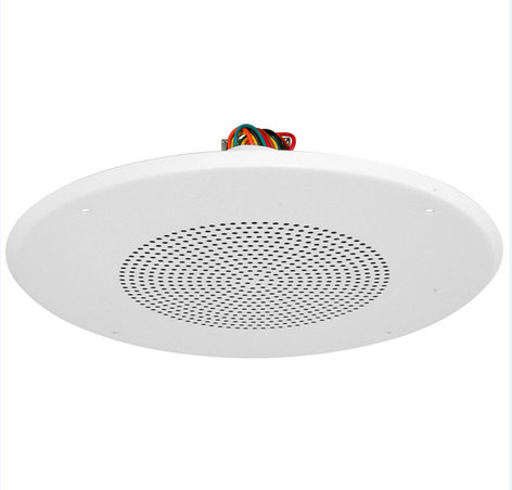 Quam C10X/B70/WS 8" Ceiling Speaker, 70V With Stud-Mount Round Baffle