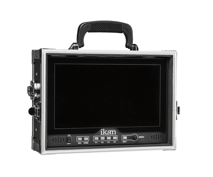 ikan D12-FK D12 Field Monitor Kit For V-Mount With Built-In Hard Case